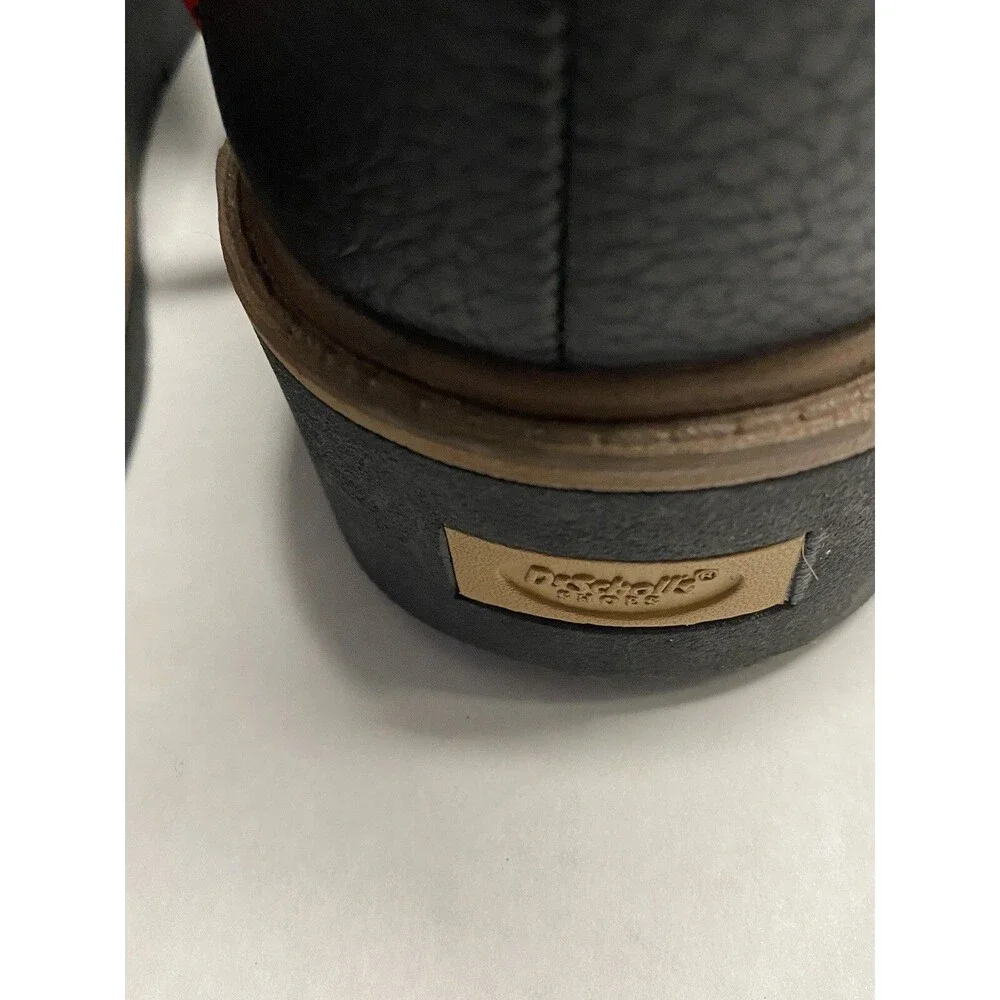 Dr Scholls Boots 9.5 M Lumberjack Lace Up Wedge Waterproof Ankle Booties Black